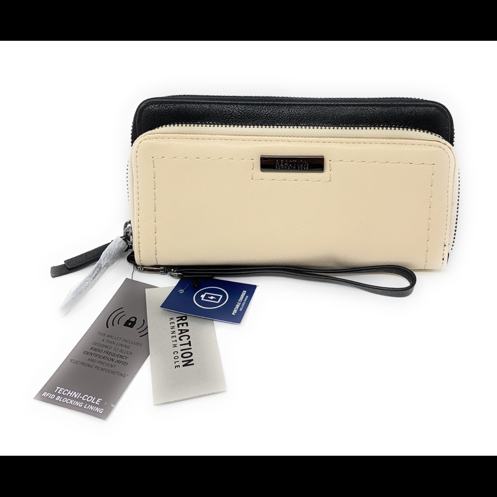 Kenneth Cole Tech Wallet W Charger and RFID NWT - Picture 1 of 8